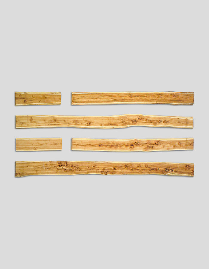 Bonanza-hekplanken (natuurlijke rand), ruw, van robiniahout