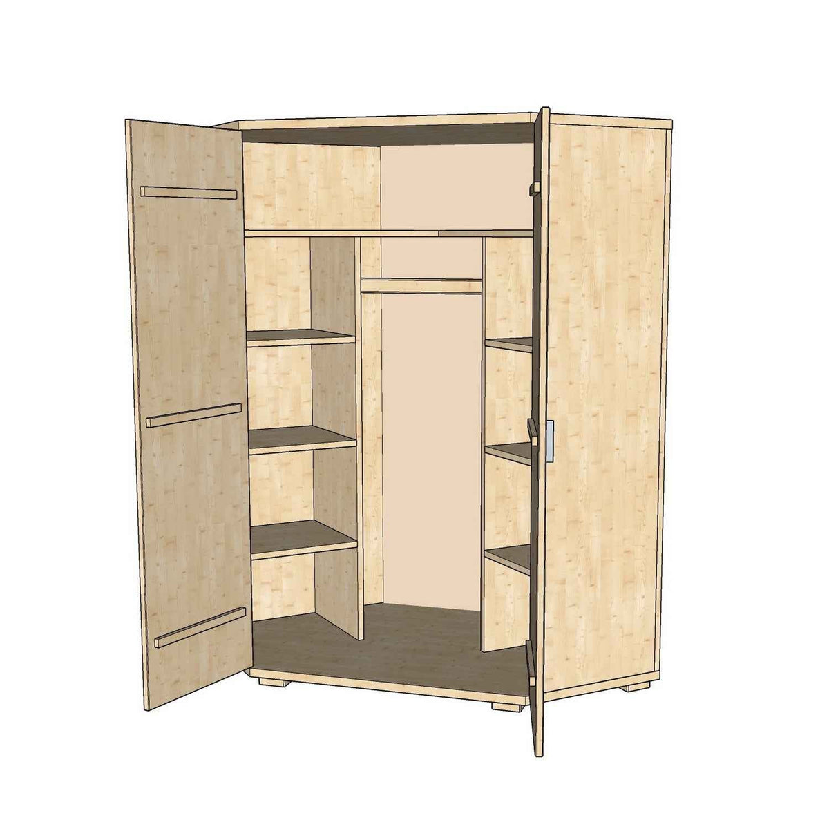 Meuble d'angle Nobis en pin bio | Meubles 100% bois massif pour votre intérieur