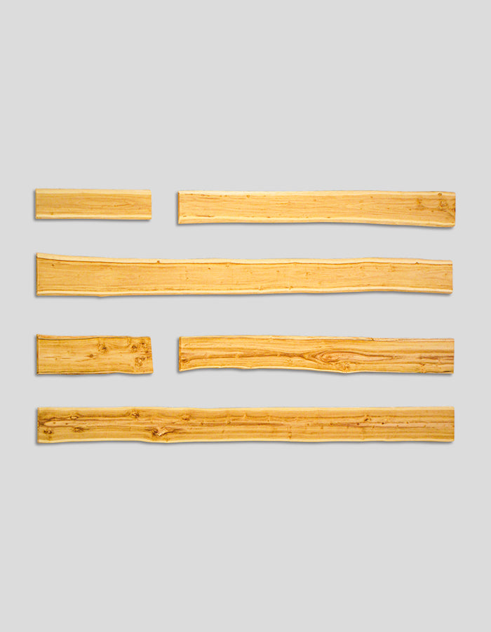 Bonanza-planken (natuurlijke rand), geschaafd, van robiniahout