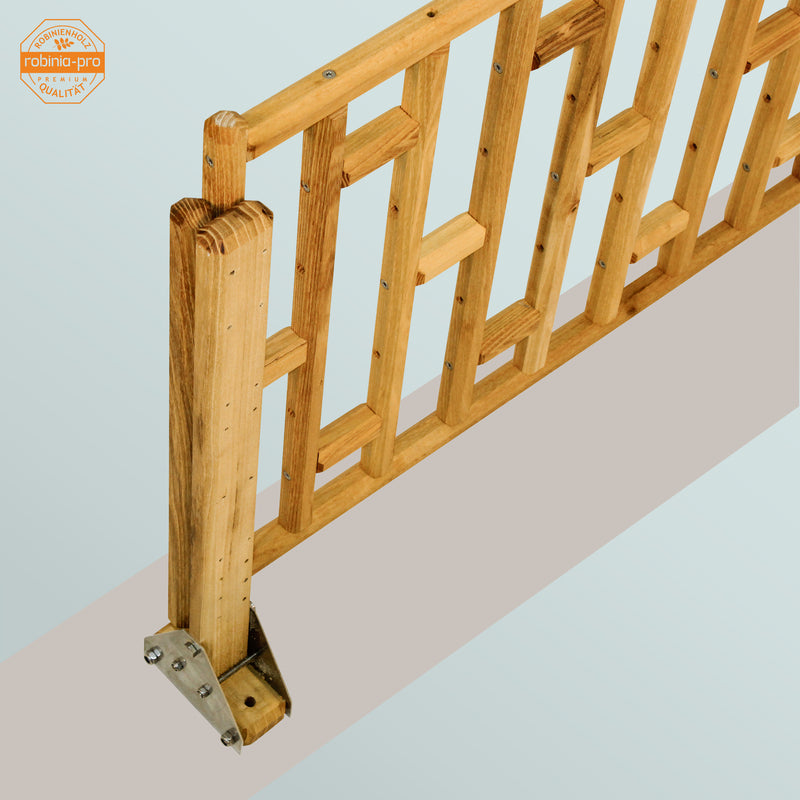 Baguette de finition robinia-pro pour piquet de clôture