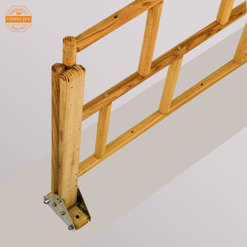 Baguette de finition robinia-pro pour piquet de clôture