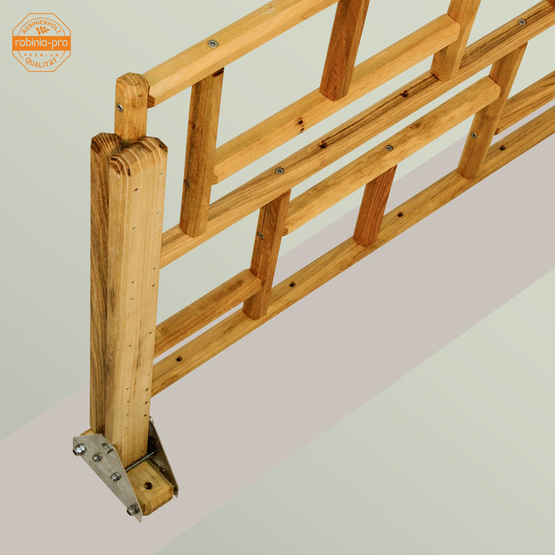 Baguette de finition robinia-pro pour piquet de clôture