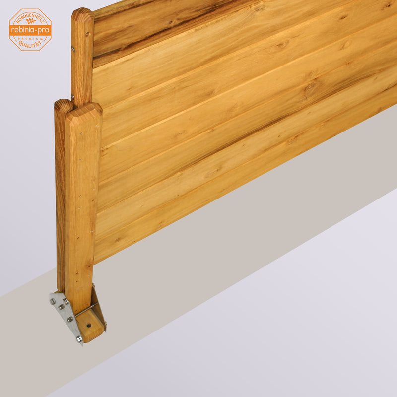 Baguette de finition robinia-pro pour piquet de clôture