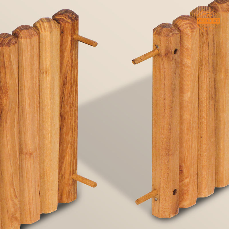 robinia-pro TUINRAND van hout, flexibel