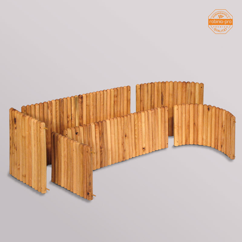 robinia-pro TUINPADRAND van hout, flexibel 