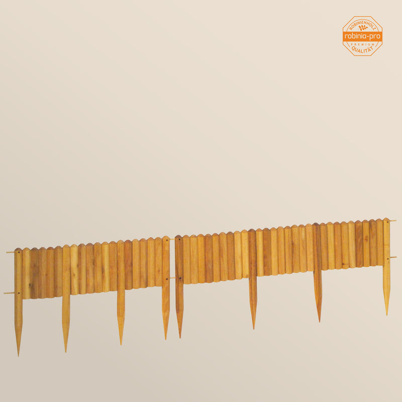 robinia-pro BORDERHEK van hout, flexibel 