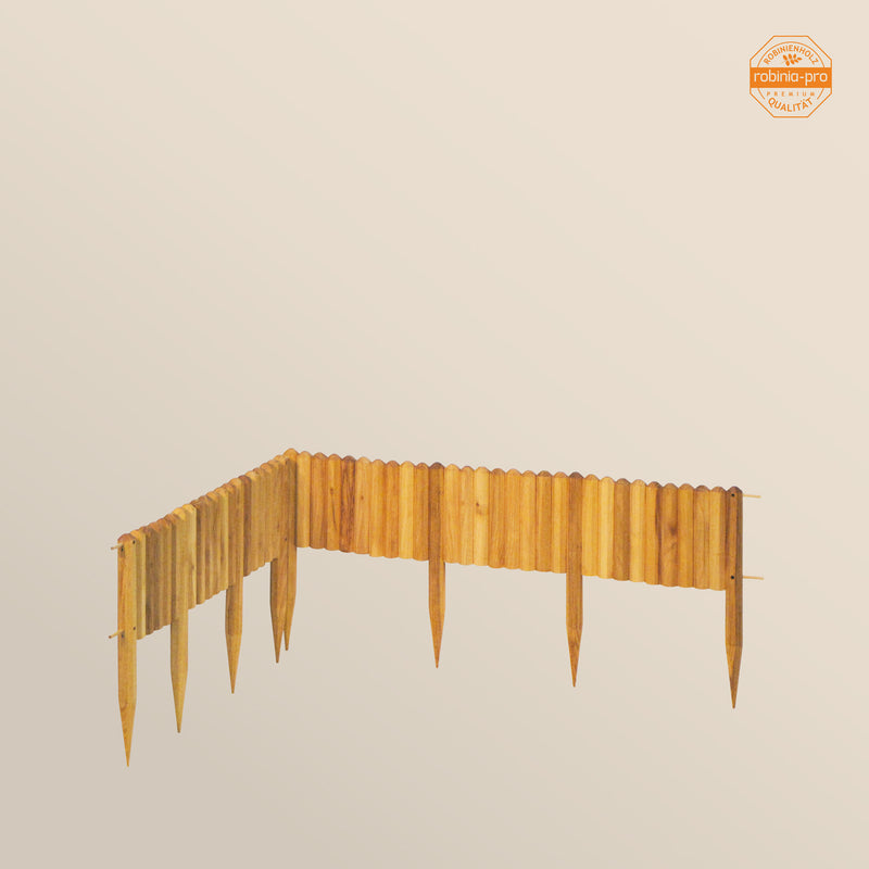 robinia-pro BORDERHEK van hout, flexibel 