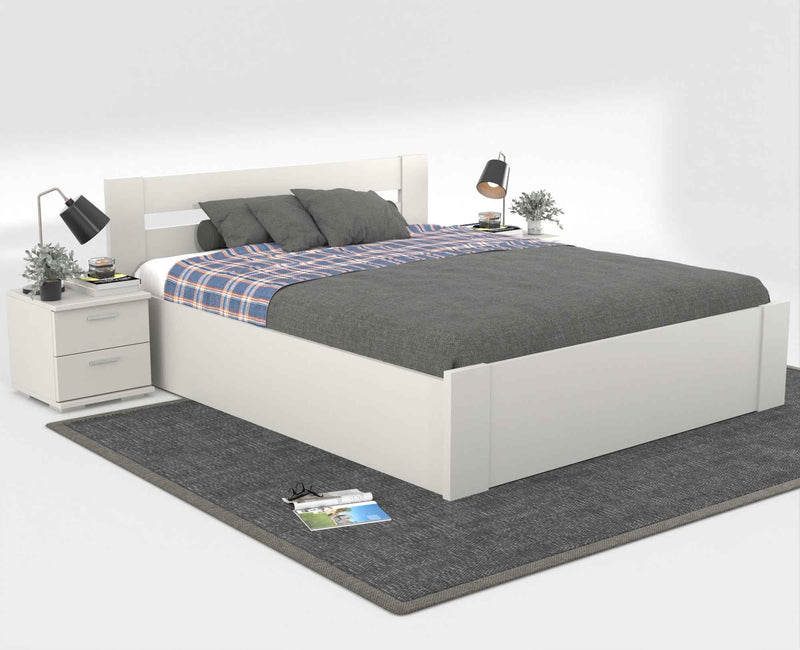 Nobis Kieferbett mit Bettkasten aus Massivholz | 100% Bio-Bett inkl. Lattenrost