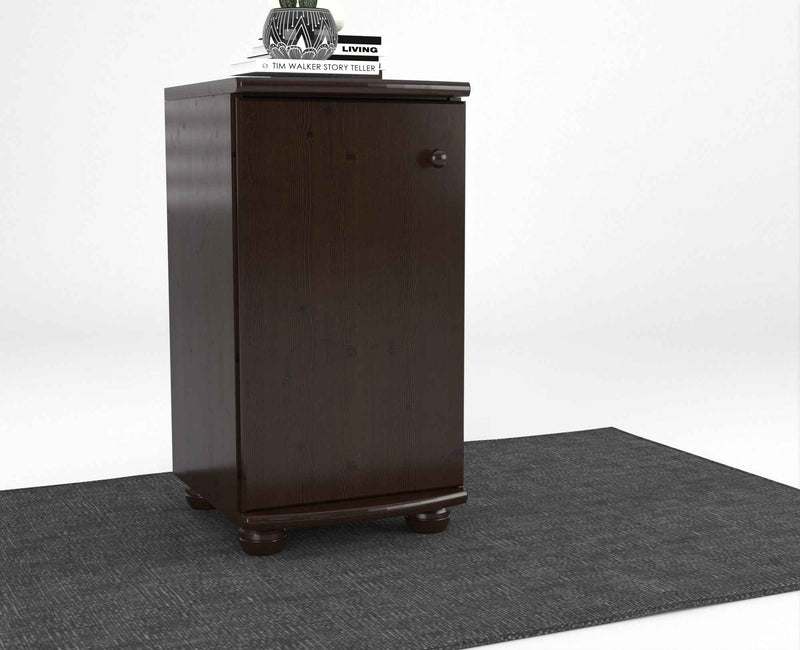 Claudia Kommode Bio Kiefer Massivholz - Elegante 1-türige Anrichte aus 100% Bio Holz