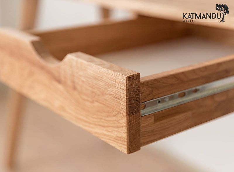 Savona Schreibtisch Wildeiche 120 cm – Minimalistisch, stilvoll und funktional