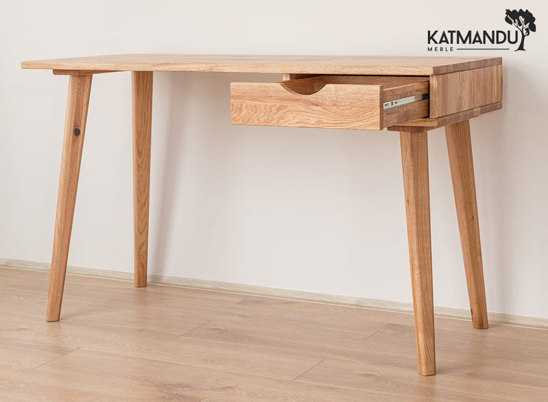 Savona Schreibtisch Wildeiche 120 cm – Minimalistisch, stilvoll und funktional