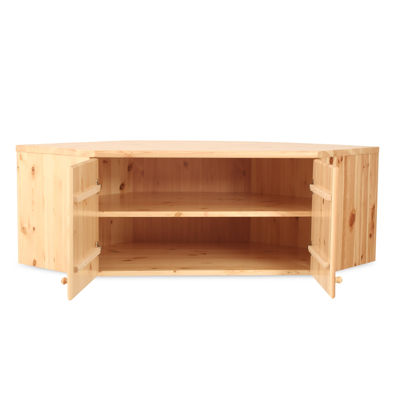 Claudia Eckschrank aus Bio Kieferholz – Massiver Kleiderschrank Aufsatz aus 100% Holz