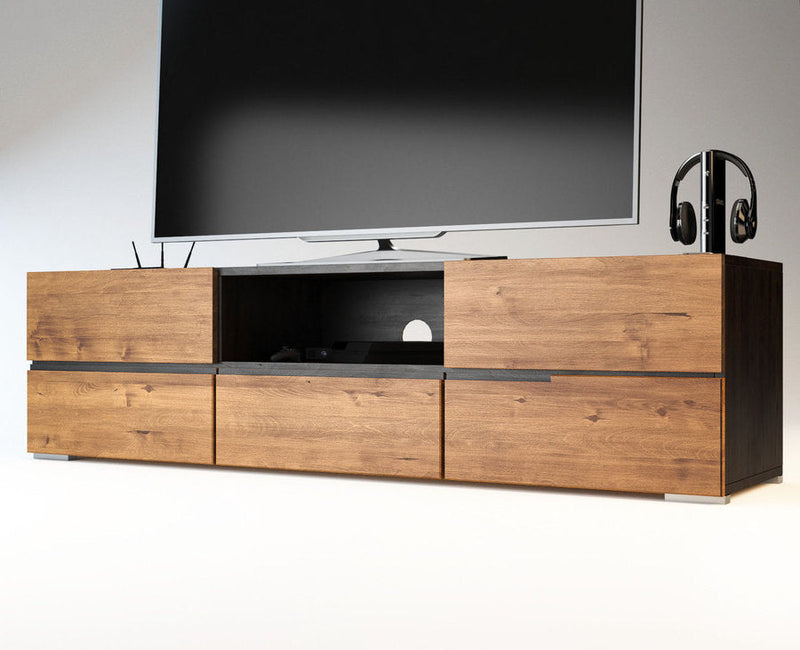 ARDEA TV-Sideboard/Longboard Massivholz Kommode