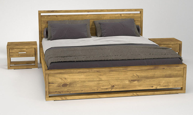 Massivholzbett FERRARA – Robustes Design für Ihr Schlafzimmer