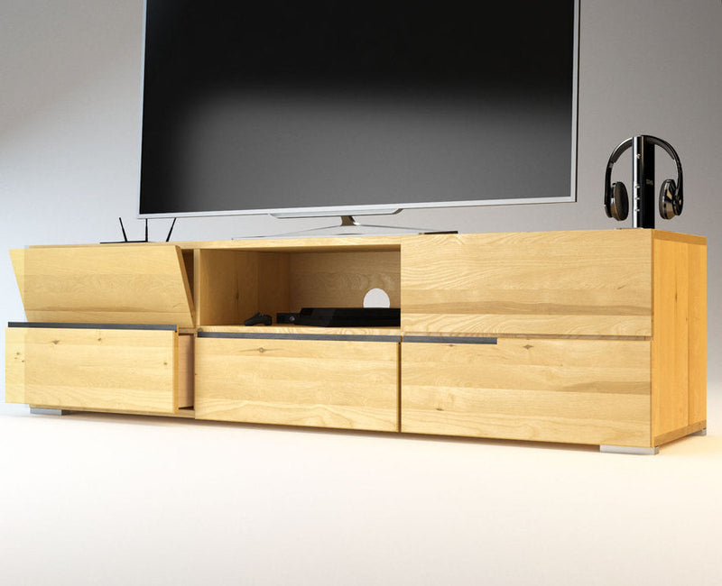 ARDEA TV-Sideboard/Longboard Massivholz Kommode